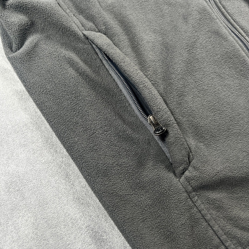 REI Full Zip Fleece Jacket Mens Large Black Long Sleeve Mock Neck Pockets - Picture 11 of 14